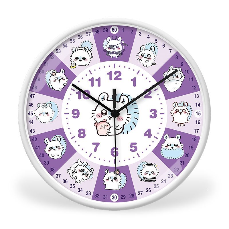 Wall Clock Silent - NOUVEAU Horloge murale éducative de la