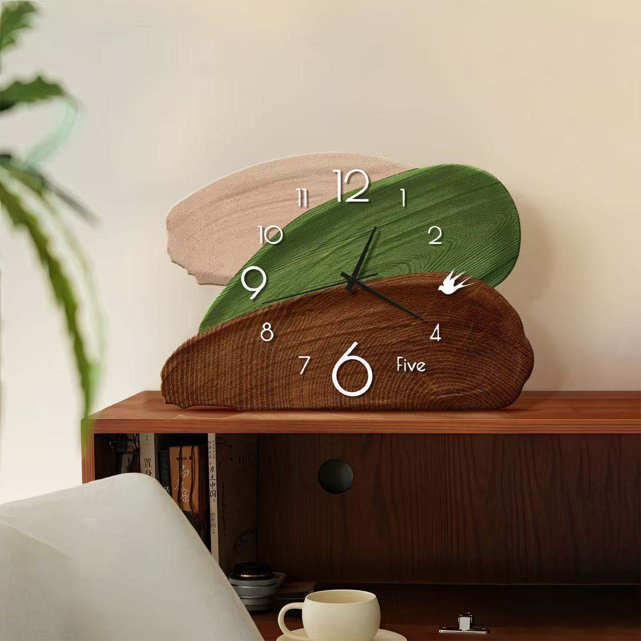 Wall Clock Silent - Horloge murale et de table rétro