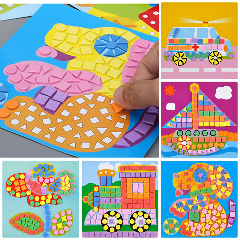 Home Decor Etsy - 6/12 pièces mosaïques peintures bricolage mousse