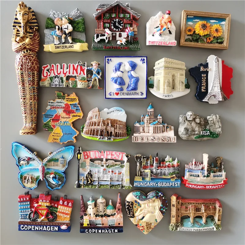 Germany Home Decor - Aimant de réfrigérateur égyptien suisse, étonie,