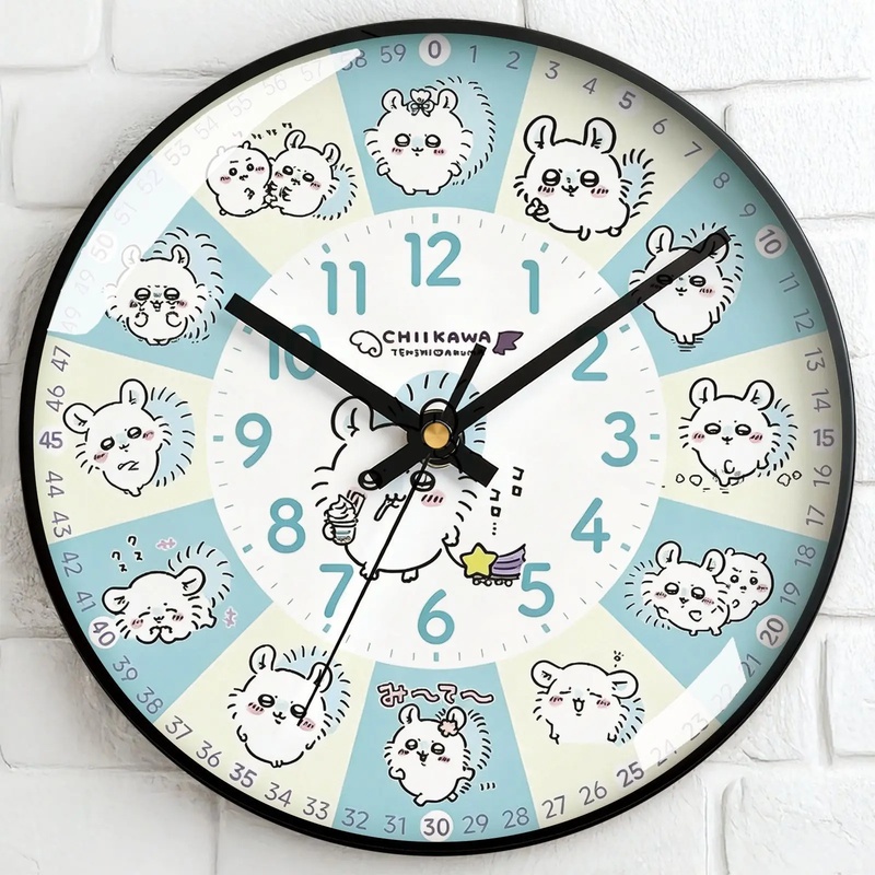 Wall Clock Silent - Chiikawa – horloge murale de dessin