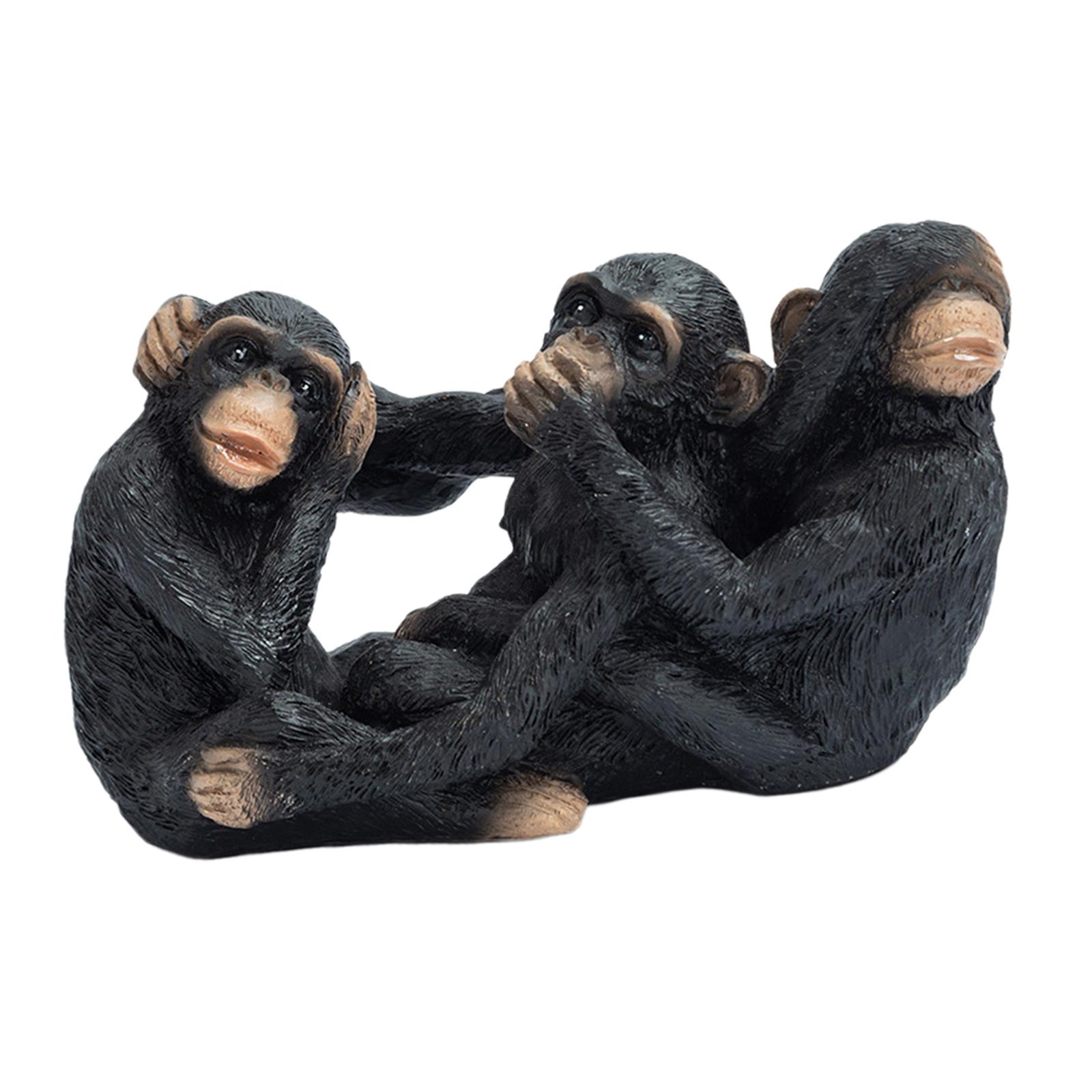 Abstract Sculpture Resin - Statue de singe en résine, sculpture