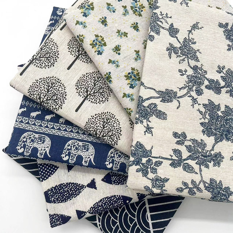 Home Decor Sofa - Tissu en coton et lin mélangé