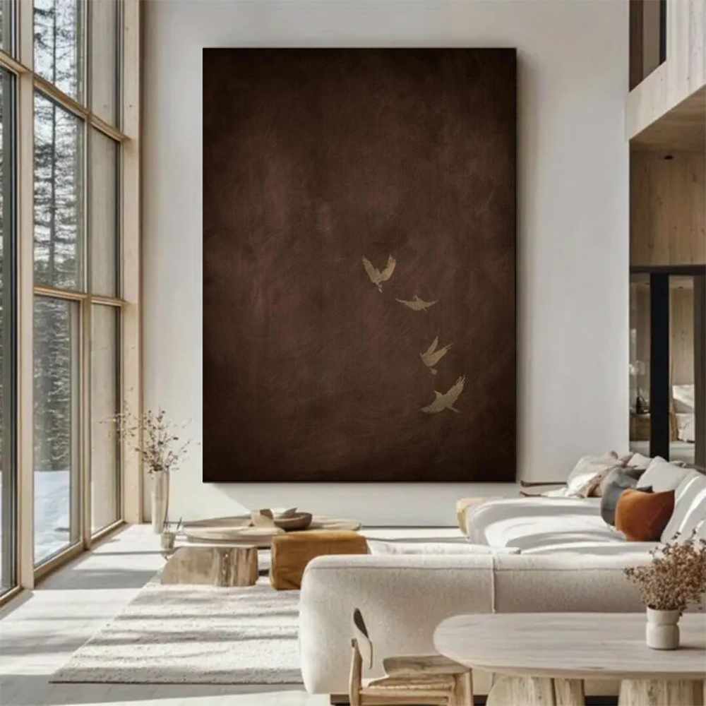Home Decor Free Images - Peinture à l'huile abstraite 100% faite