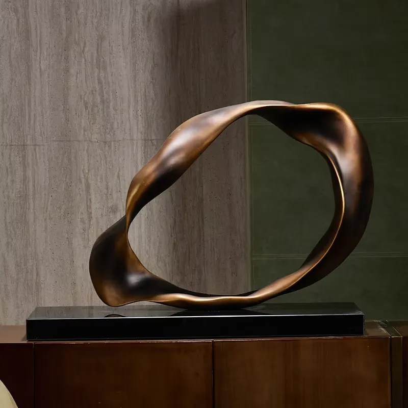 Abstract Sculpture Resin - Sculpture décorative abstraite pour la maison,