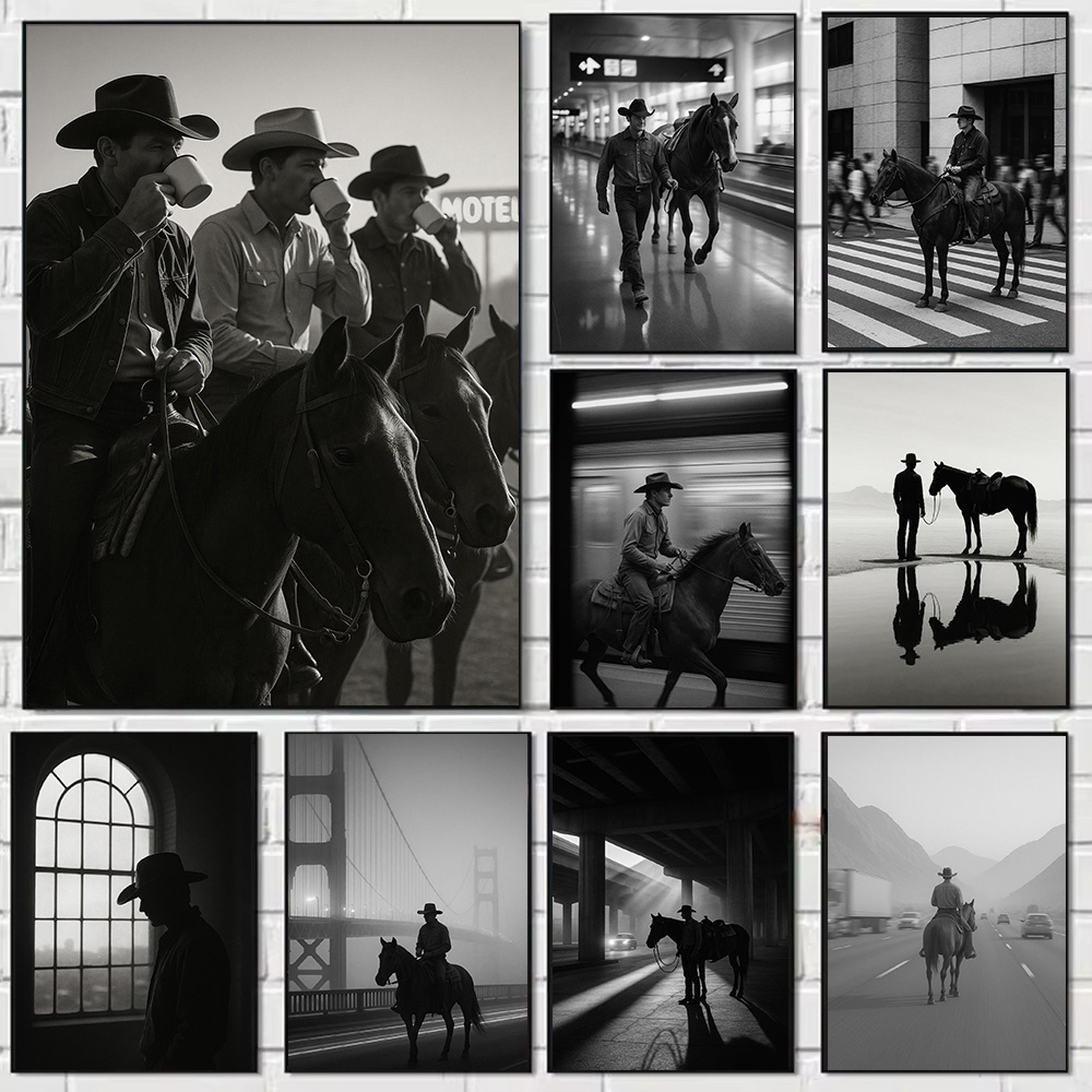 Home Decor Free Images - Images rétro noir et blanc occidentales,
