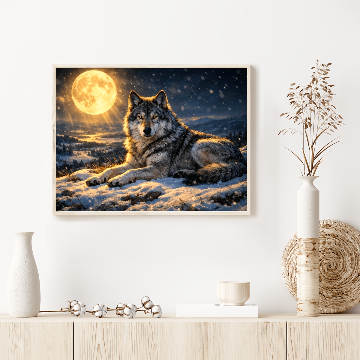 Home Decor Under 1000 - Puzzles pour adultes, loup sous la