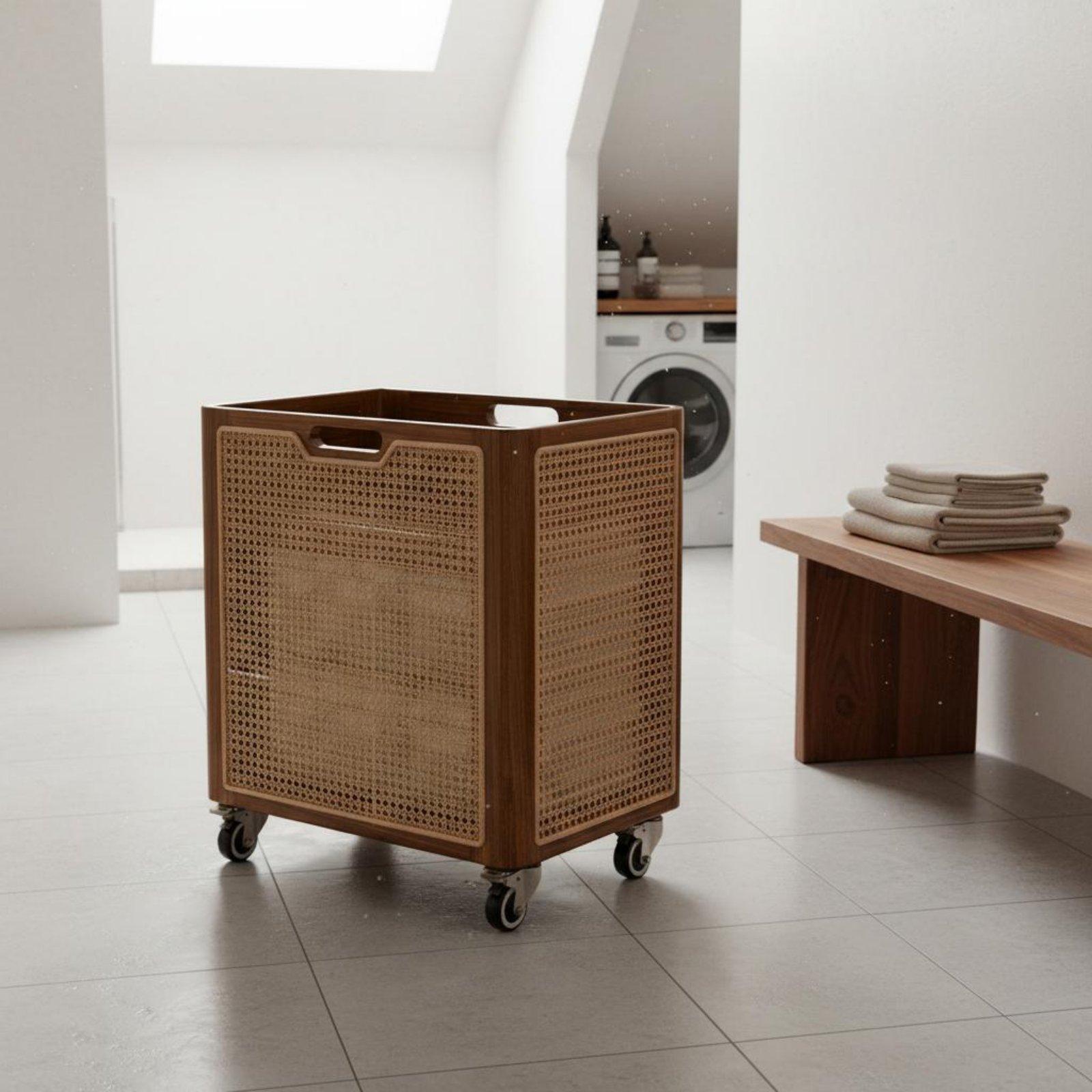 Panier à linge en bois décorat - Home Decor Hampers avis et prix