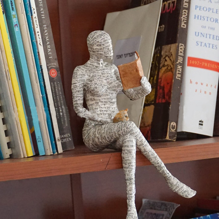 La lecture femme Statues abstr - Abstract Sculpture Resin avis et prix
