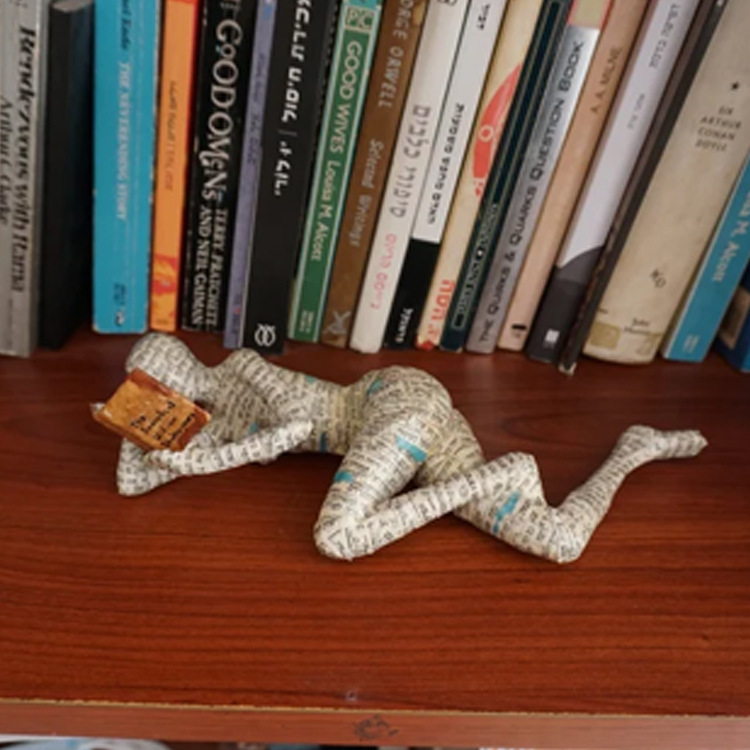 La lecture femme Statues abstr - Abstract Sculpture Resin avis et prix