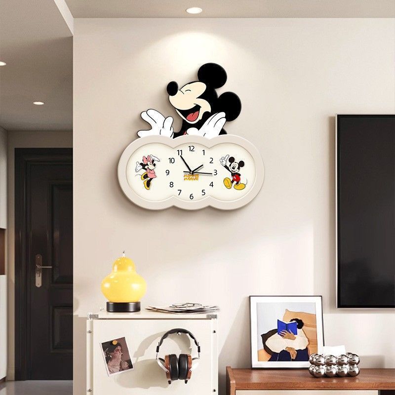 Mickey dessin animé horloge mu - Wall Clock Silent avis et prix