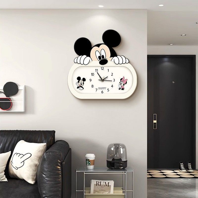 Mickey dessin animé horloge mu - Wall Clock Silent avis et prix