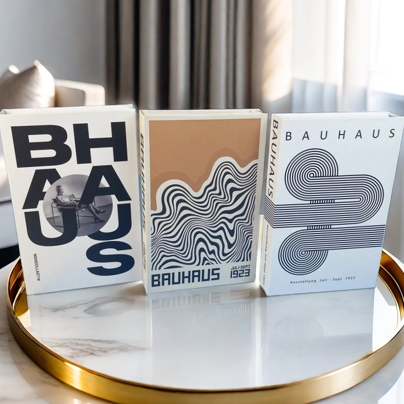 Abstrait Bauhaus livres décora - Home Decor Catalog avis et prix