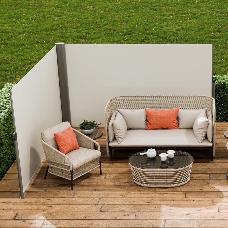 Auvent latéral rétractable, éc - Room Divider Screen avis et prix