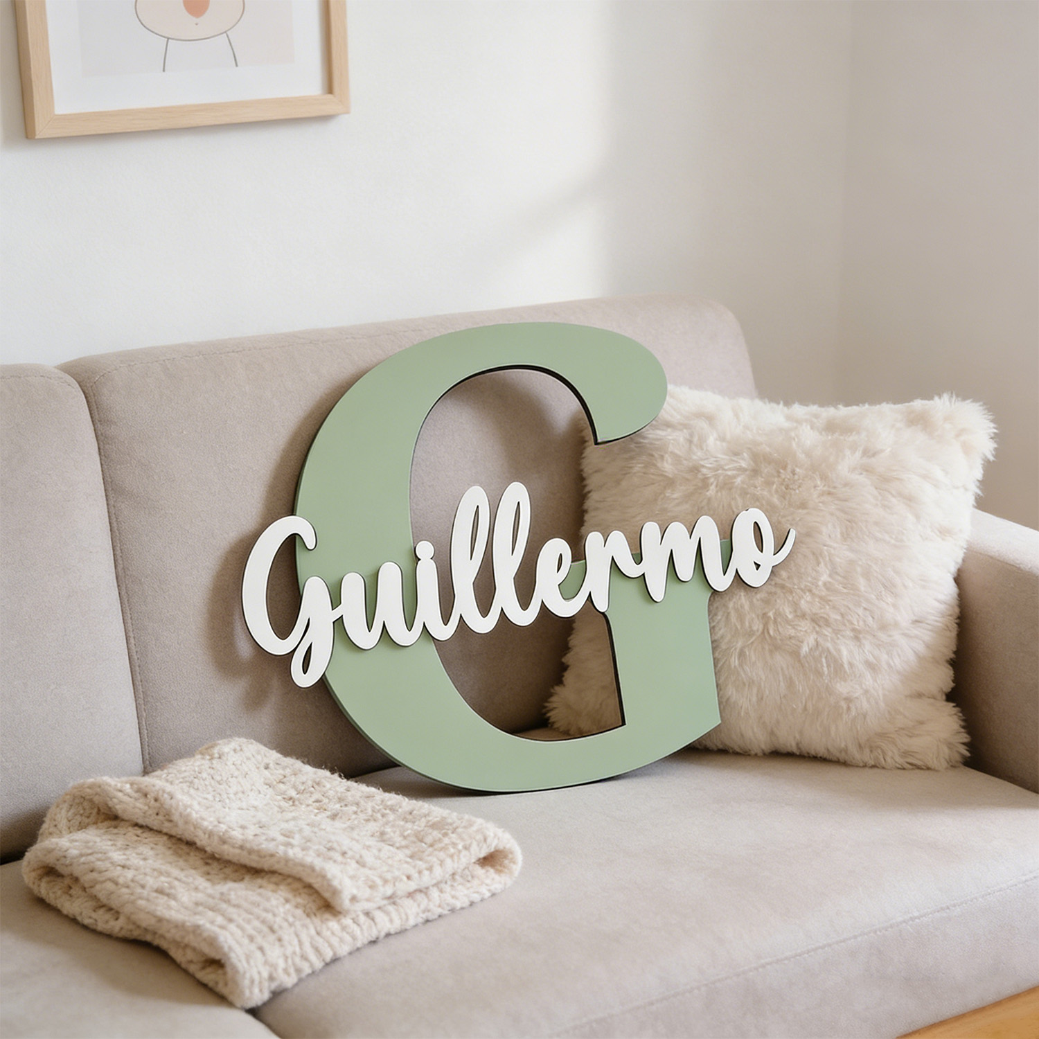 1 pièce Plaque nominative pers - Home Decor Sofa avis et prix