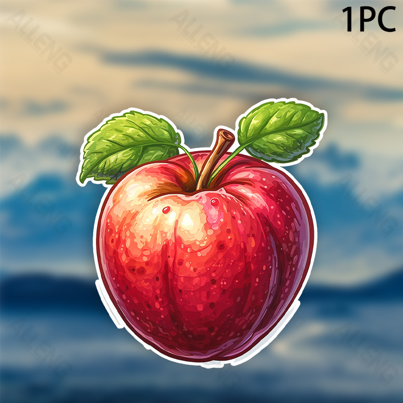 Sticker graphique pomme rouge  - Home Decor Vector avis et prix