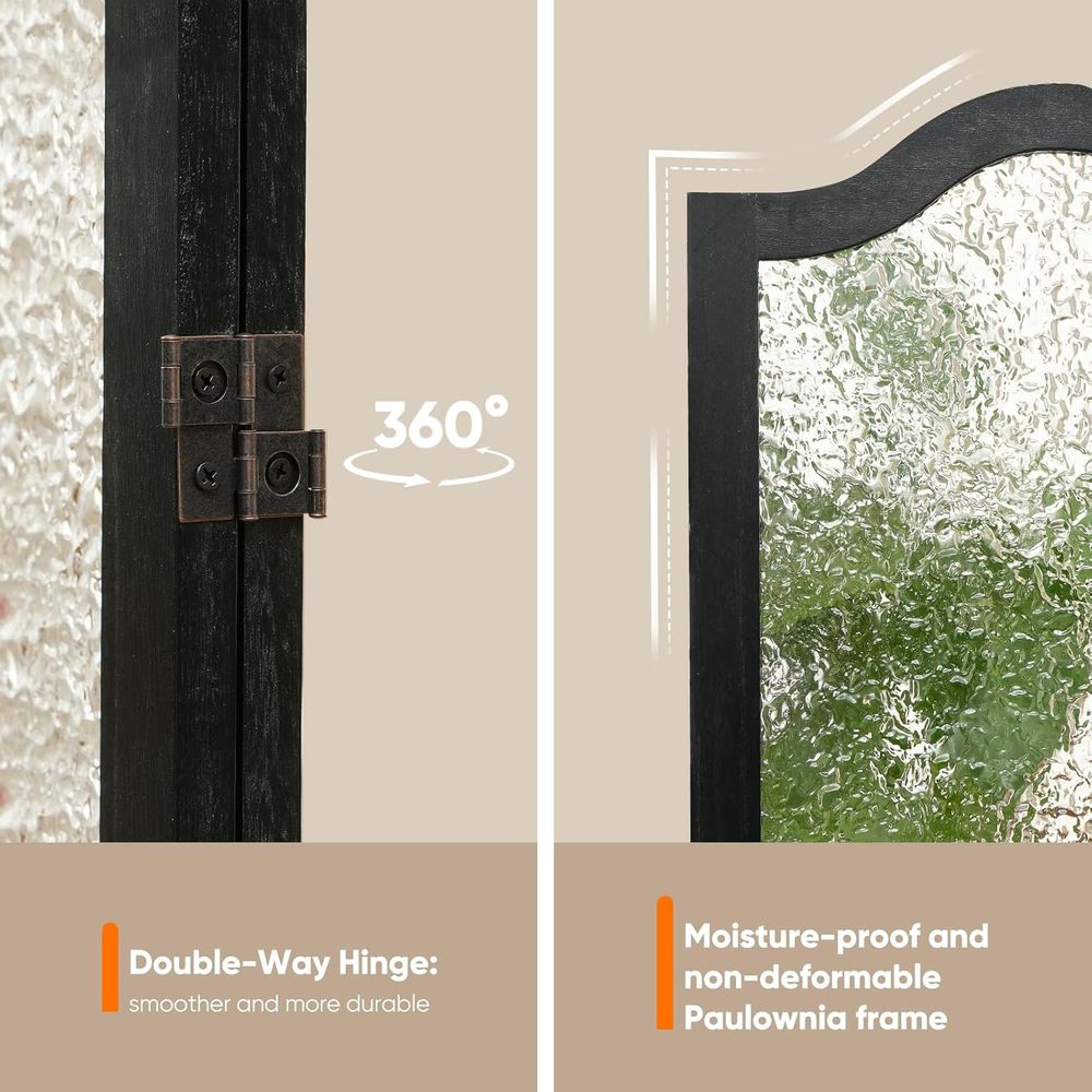 Paravent en acrylique noir à 3 - Room Divider Screen avis et prix