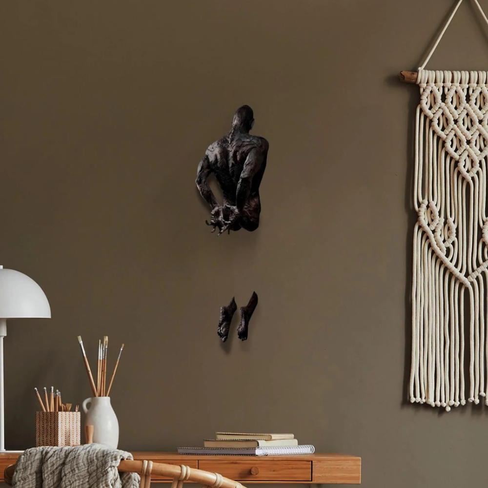 Sculpture murale 3D en Imitati - Abstract Sculpture Resin avis et prix