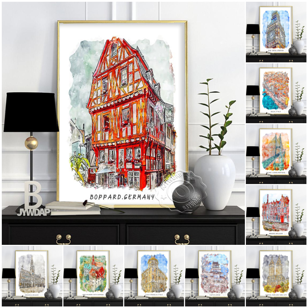 Affiche de voyage de ville du  - Germany Home Decor avis et prix