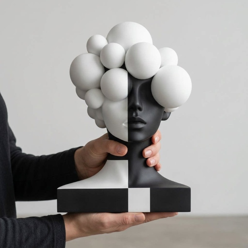 Sculpture abstraite moderne en - Abstract Sculpture Resin avis et prix