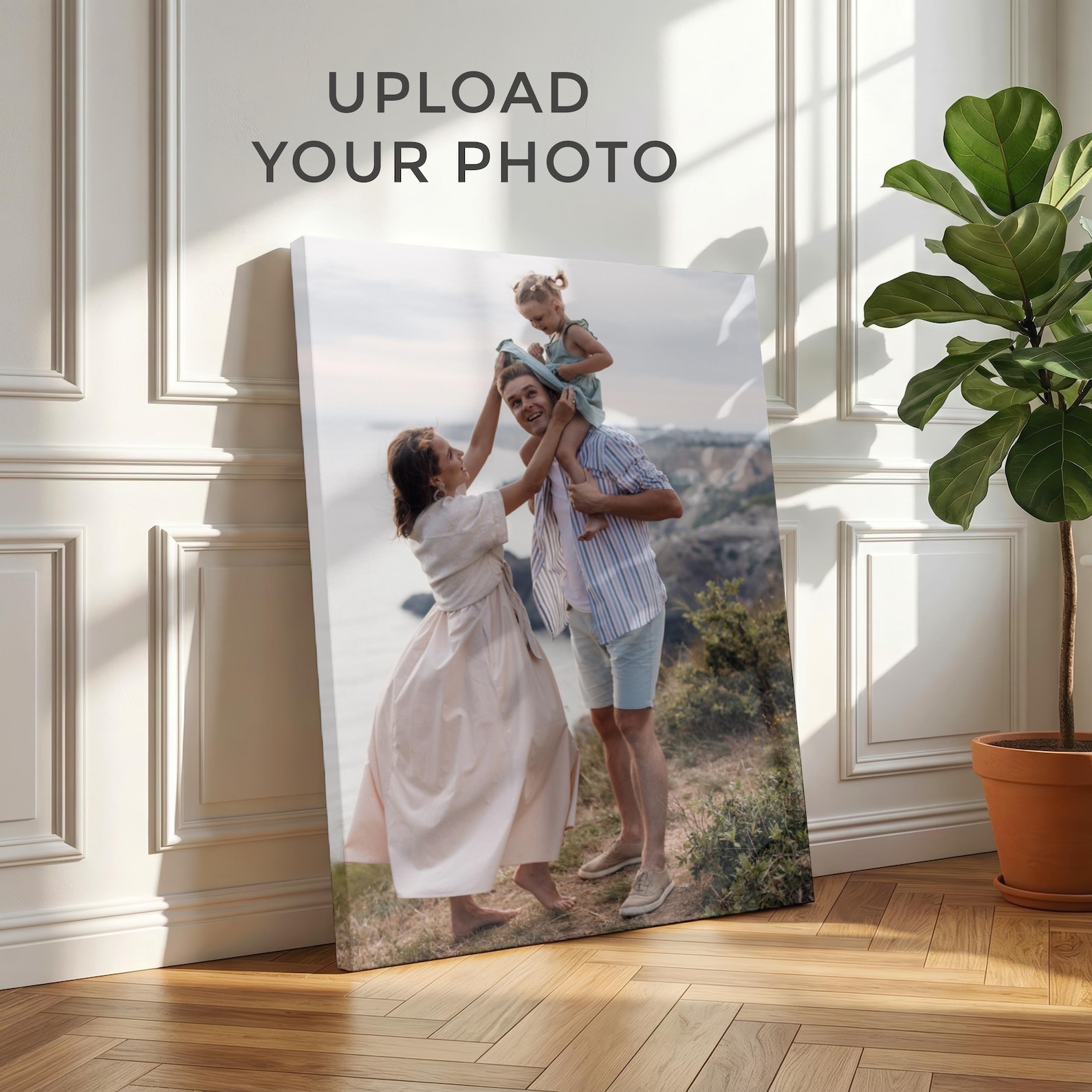 Toile photo personnalisée, Art - Home Decor Happy avis et prix
