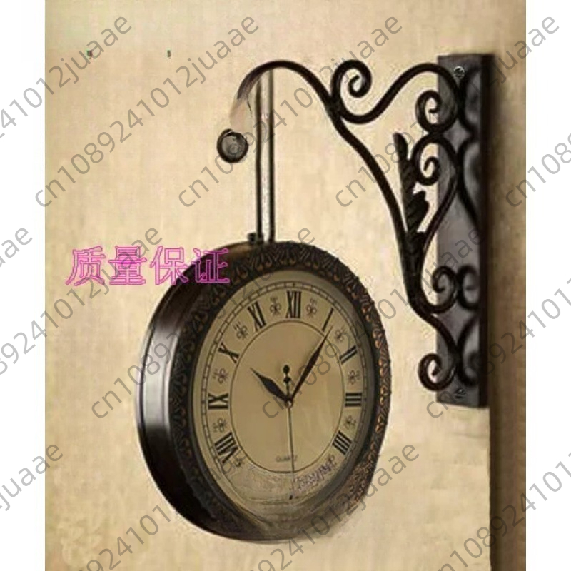 Horloge murale rétro en métal  - Wall Clock Silent avis et prix