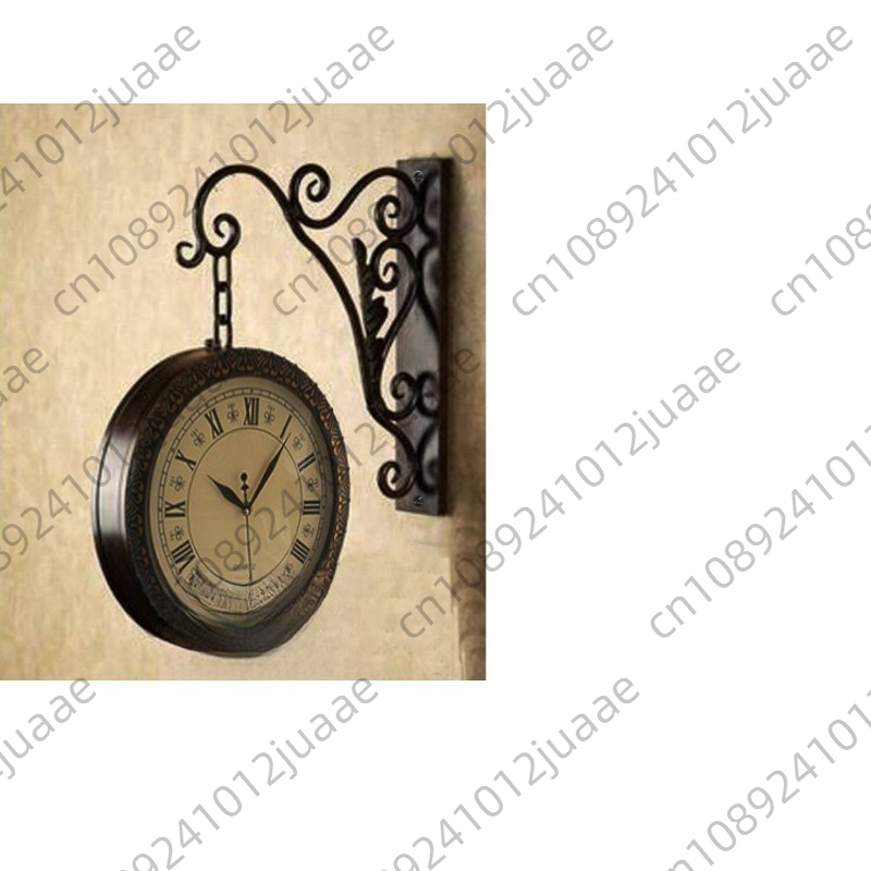 Horloge murale rétro en métal  - Wall Clock Silent avis et prix
