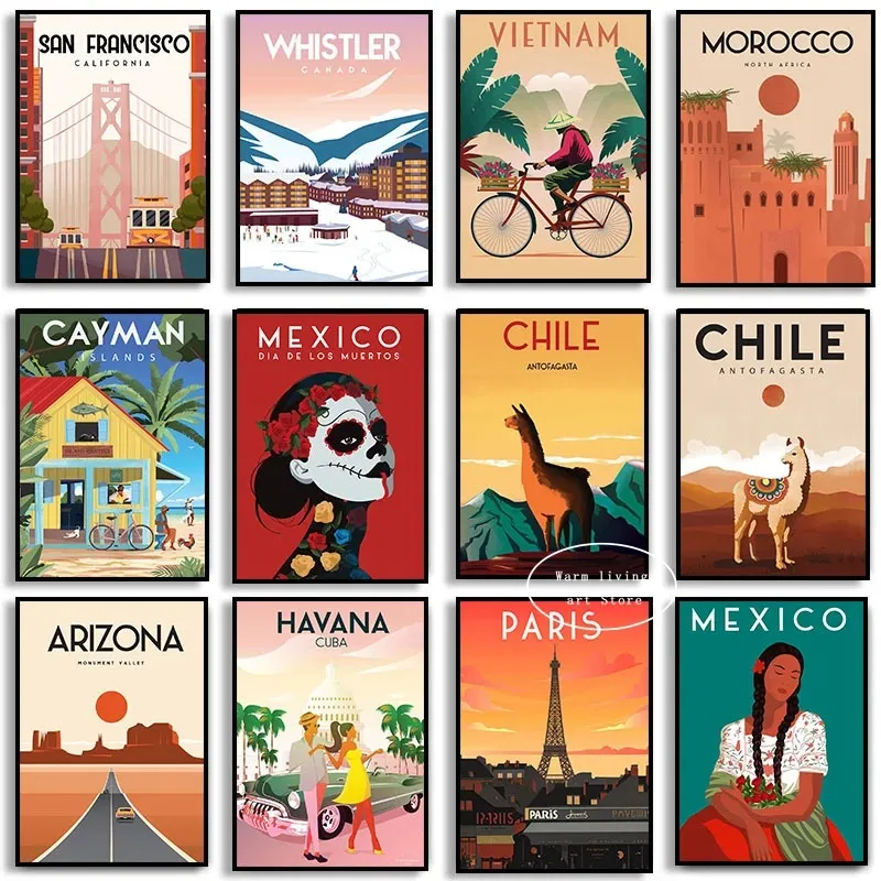 Affiche de voyage Canada, finl - Home Decor Bali avis et prix