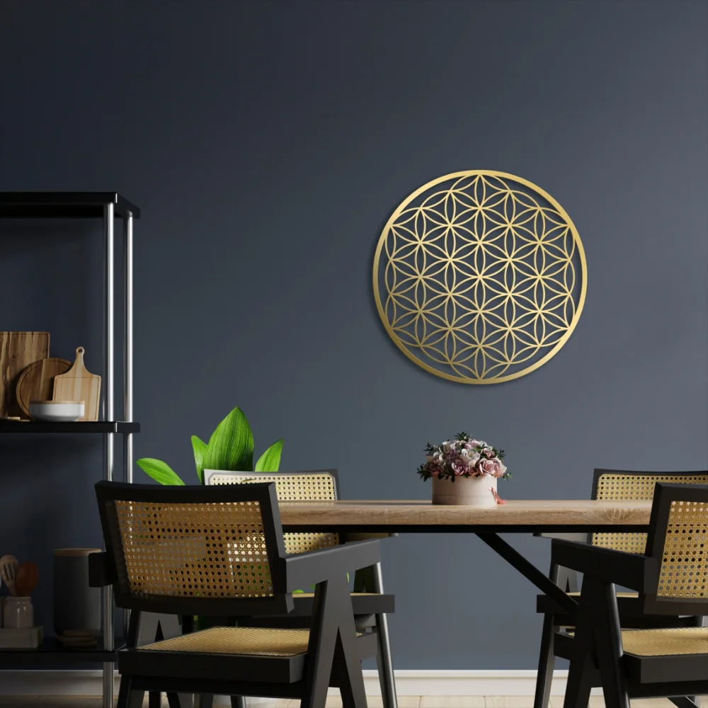 Art mural en métal Flower of L - Home Decor Sofa avis et prix