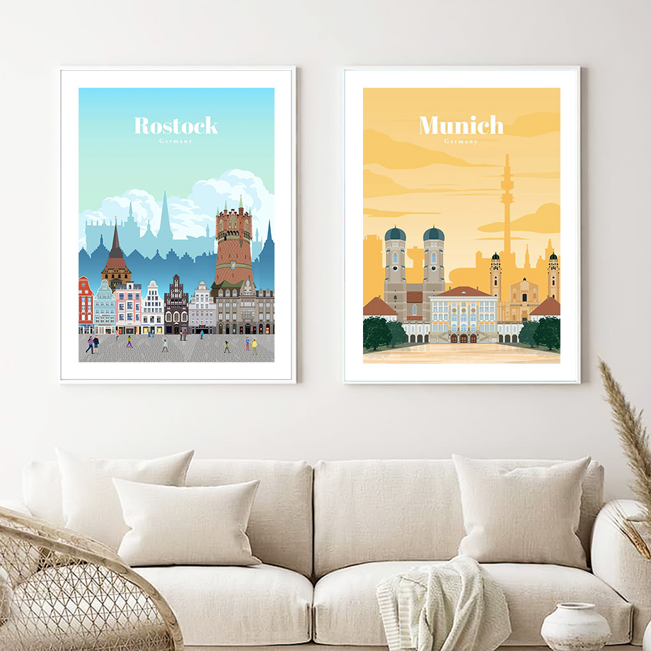 Carte de voyage de Berlin, All - Germany Home Decor avis et prix