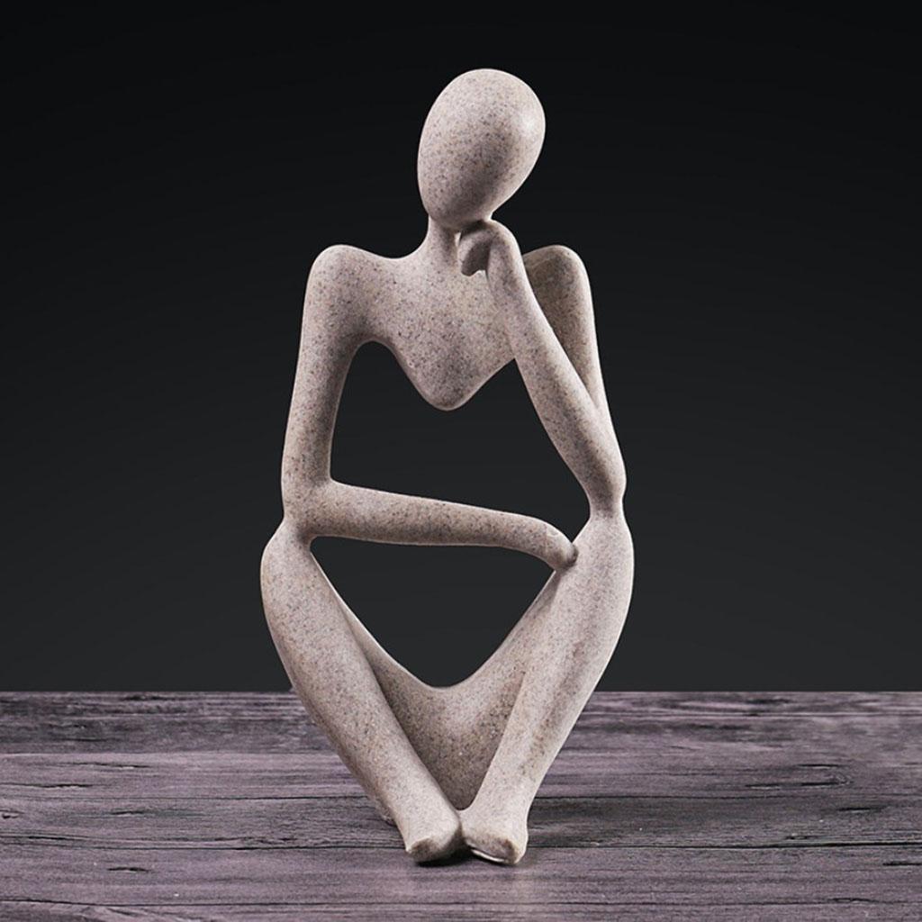 Statue de penseur abstrait nor - Abstract Sculpture Resin avis et prix