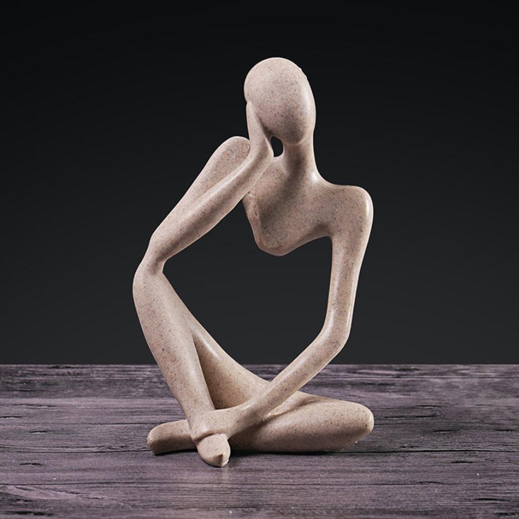 Statue de penseur abstrait nor - Abstract Sculpture Resin avis et prix