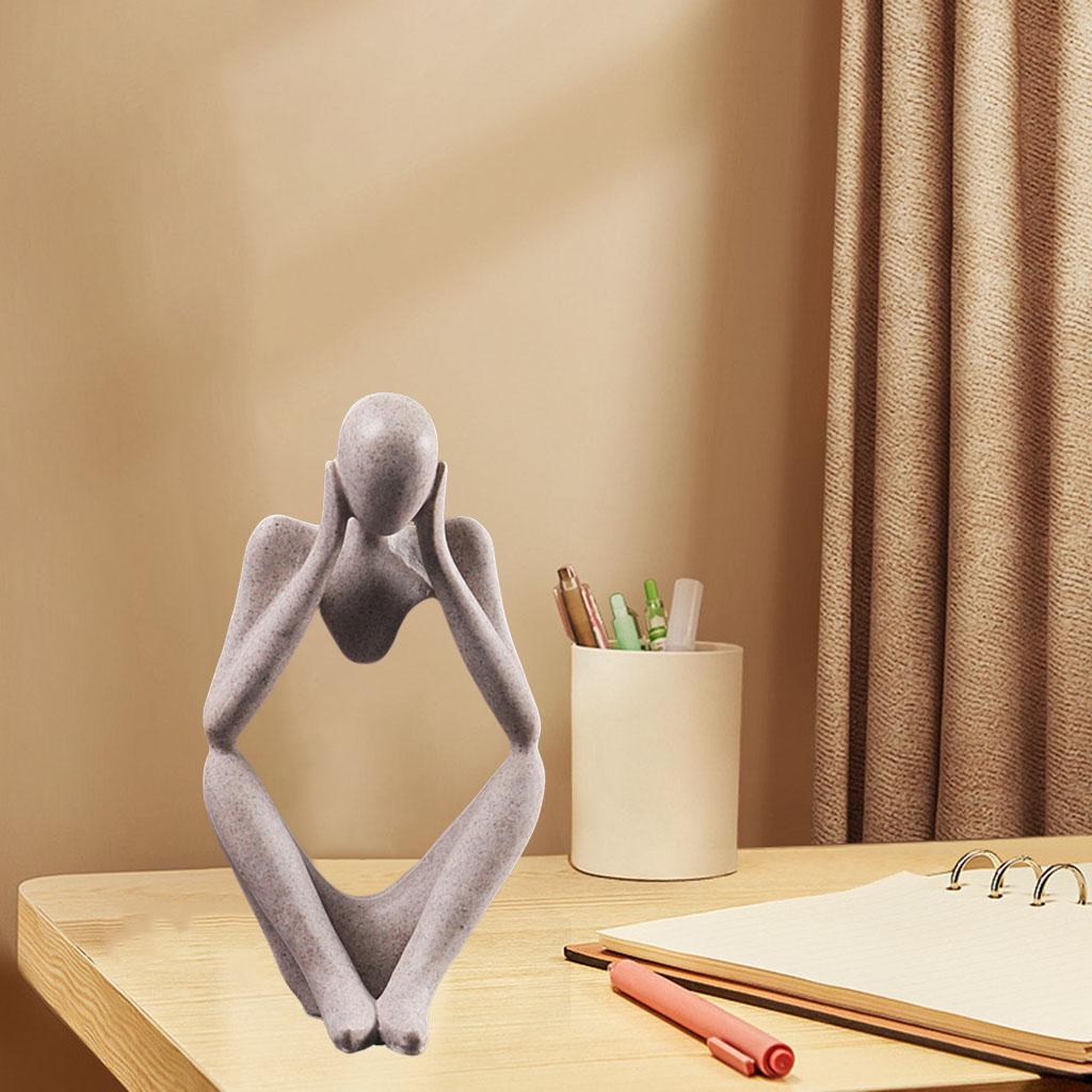 Statue de penseur abstrait nor - Abstract Sculpture Resin avis et prix