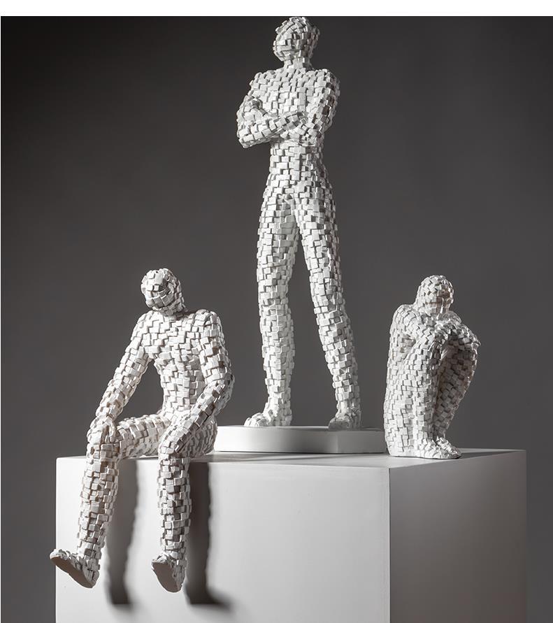 Sculpture de figurines en mosa - Abstract Sculpture Resin avis et prix