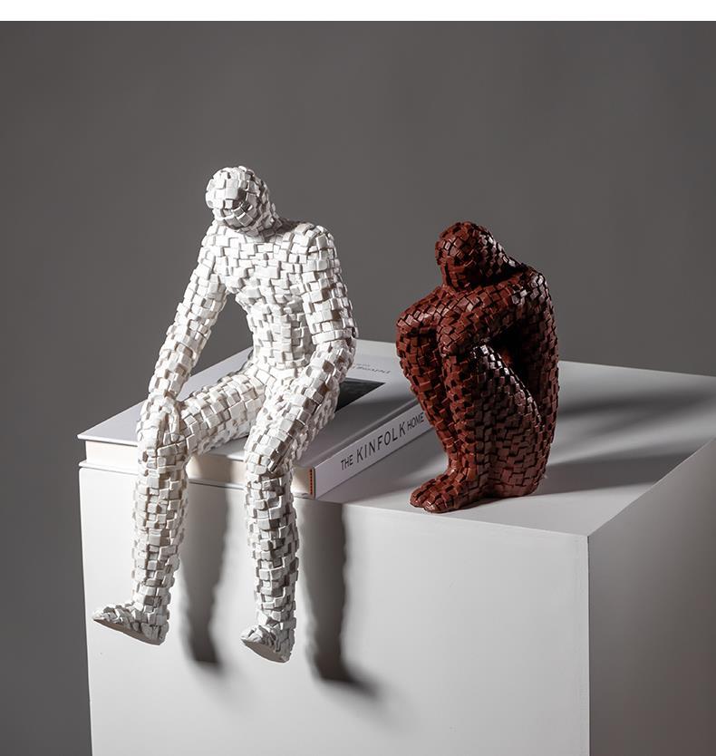 Sculpture de figurines en mosa - Abstract Sculpture Resin avis et prix